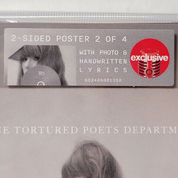 CD Taylor Swift - The Tortured Poets Department w 2-Sided Poster (2 of 4) SEALED - Picture 2 of 3